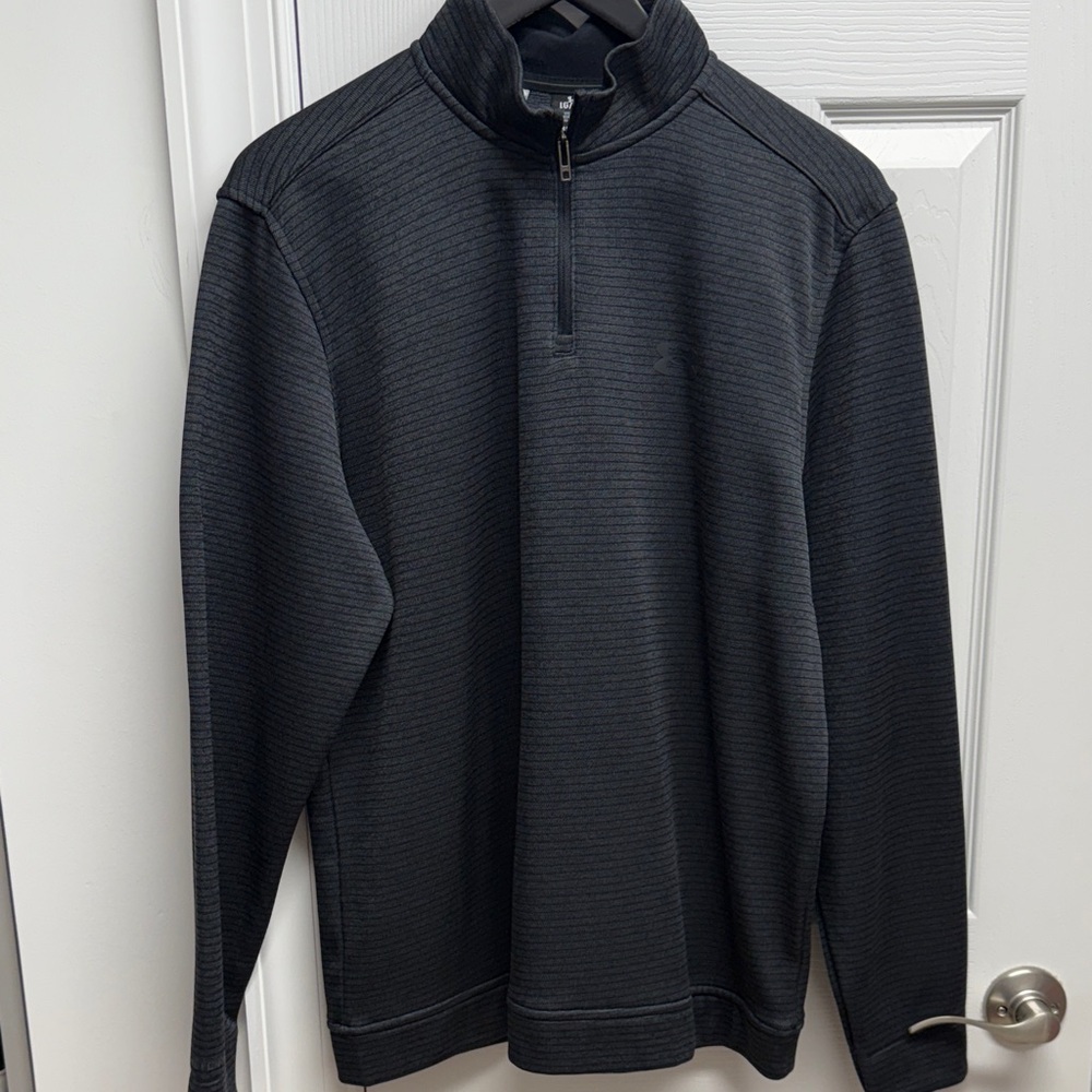 Under Armour Men's Dark Gray Zip-Up Sweater
